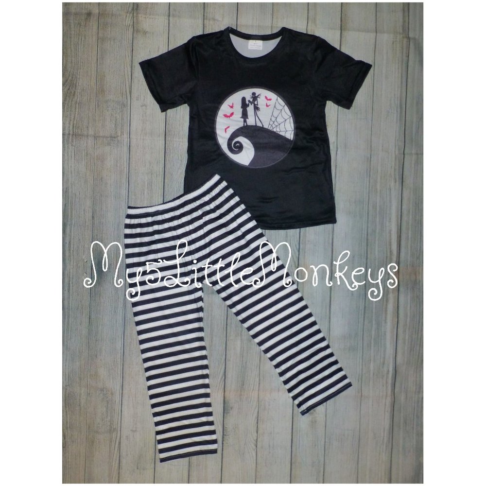 Boutique Jack Skellington Halloween Nightmare Before Christmas Outfit